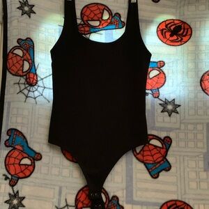 black tank top body suit